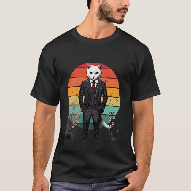 Camiseta Gato Samurái Caballero Japonés (Anverso)
