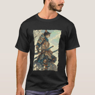 Camiseta Gato Samurái - Poder de Katana Guerrero de Japón 2