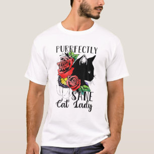 Camiseta Gato sano con un gato sano divertido y loco