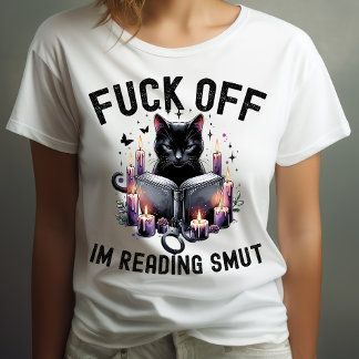 Camiseta Gato sarcástico adoraba leer Bookworm