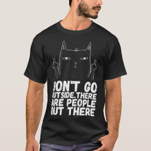 Camiseta Gato sarcástico - Humor de gato oscuro - Pulamor d