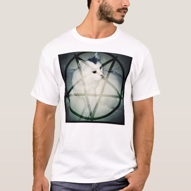 Camiseta gato satan (Anverso)
