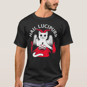 Camiseta Gato satánico de Hail Lucipurr