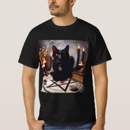 Camiseta Gato Satánico: El Guardián de la Oscuridad