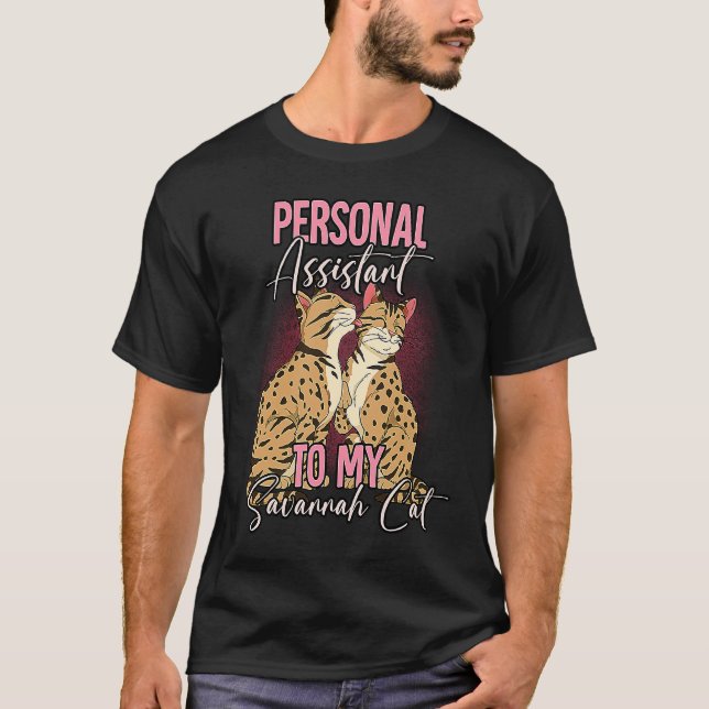 Camiseta Gato Savannah  10 (Anverso)