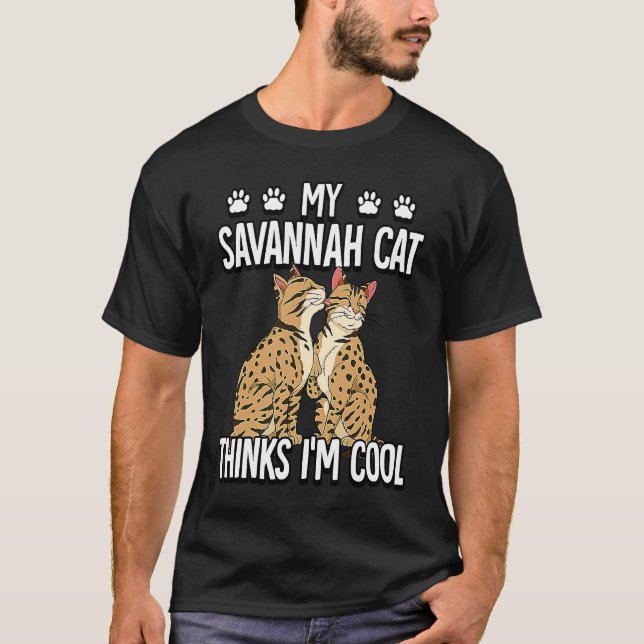 Camiseta Gato Savannah  9 (Anverso)
