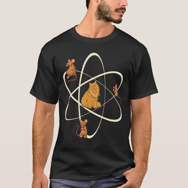 Camiseta gato Science Proton (Anverso)