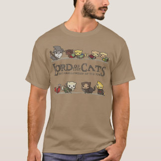 Camiseta Gato Señor de los    gatosGatito gracioso