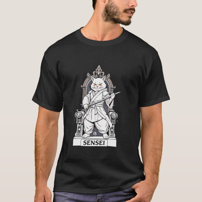 Camiseta Gato Sensei (Anverso)