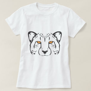 Camiseta Gato serio del guepardo