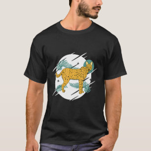 Camiseta Gato Serval de la Naturaleza