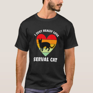 Camiseta Gato Serval gato querido
