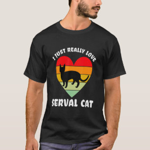 Camiseta Gato serval querido