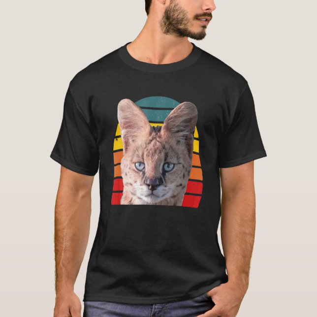 Camiseta Gato Serval Sogga (Anverso)