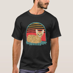 Camiseta Gato Serval vintage meme Sogga