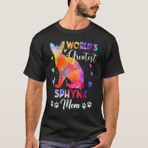 Camiseta Gato Sfinx más colorido del mundo: Mamá Kitten