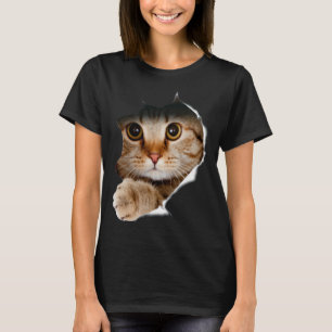 Camiseta Gato Shirny Graciosos Regalos De Amante De Gatos P