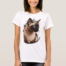 Camiseta Gato siamés