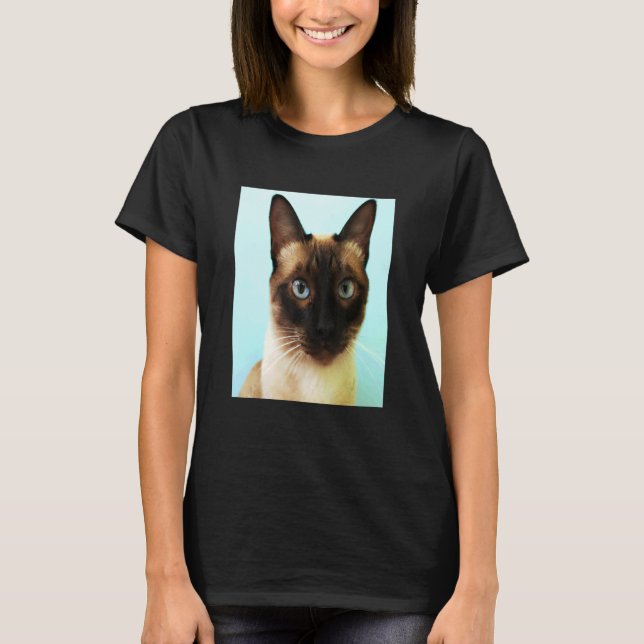 Camiseta Gato siamés (Anverso)