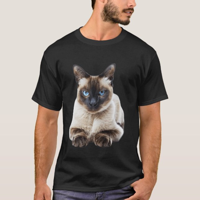 Camiseta Gato siamés (Anverso)