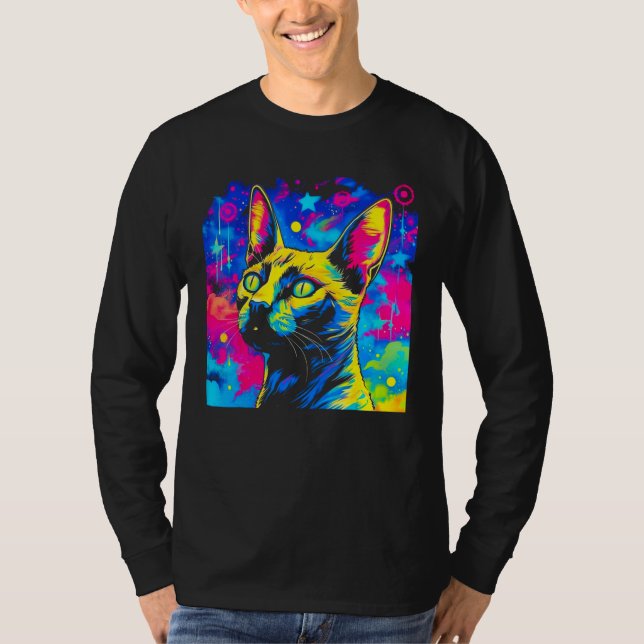 Camiseta Gato siamés   (Anverso)