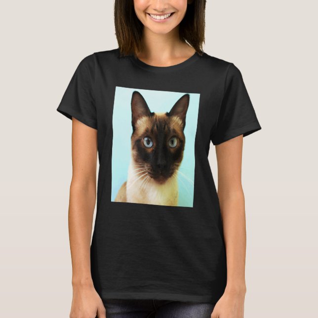 Camiseta Gato siamés (Anverso)