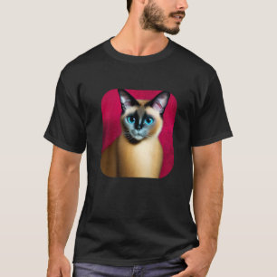 Camiseta gato siamés 1