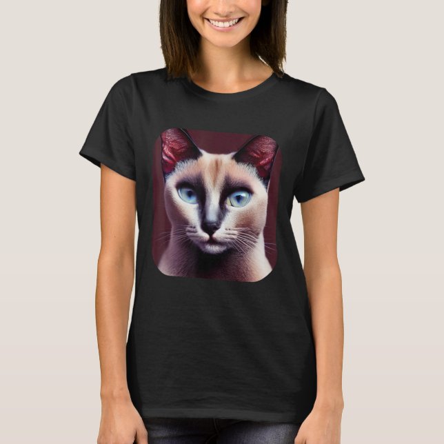 Camiseta Gato siamés 2 (Anverso)