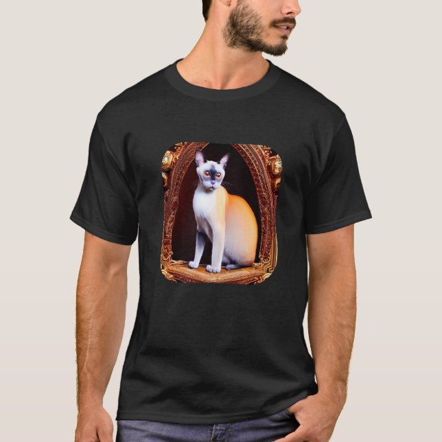 Camiseta Gato siamés 2 (Anverso)