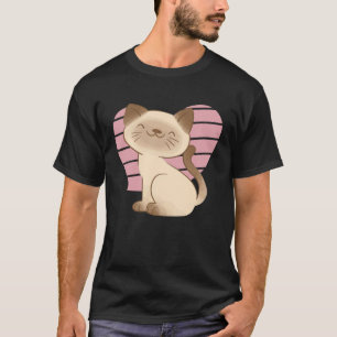 Camiseta gato siamés 2