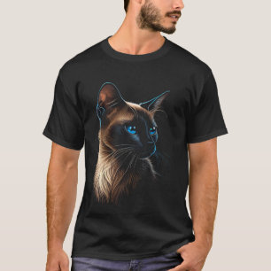 Camiseta Gato siamés 3