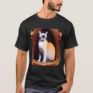 Camiseta gato siamés 7