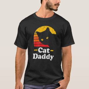 Camiseta Gato siamés del día del padre Retro Vintage