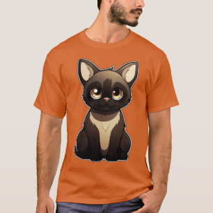 Camiseta Gato siamés lindo amante de los gatos graciosos si