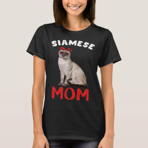 Camiseta Gato siamés Mamá Mamá Gato Dueño Del Gato Kitten C
