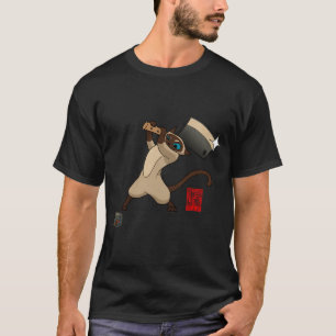 Camiseta Gato siamés puede picar