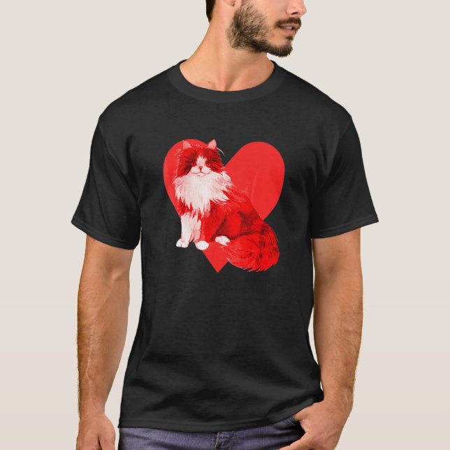 Camiseta Gato Siberiano (Anverso)