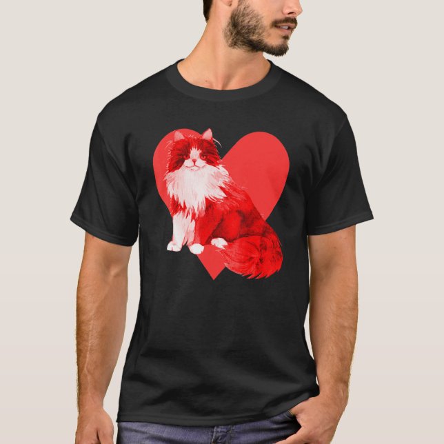 Camiseta Gato Siberiano (Anverso)