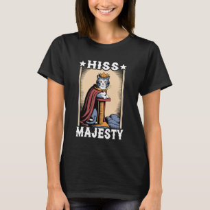 Camiseta Gato Silbido Majestad Poste de Rascar Árbol Gato