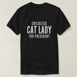 Camiseta Gato sin hijos de la presidenta Kamala Harris
