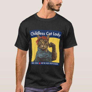 Camiseta Gato sin hijos Lady Harris 2024 No iremos de vuelt