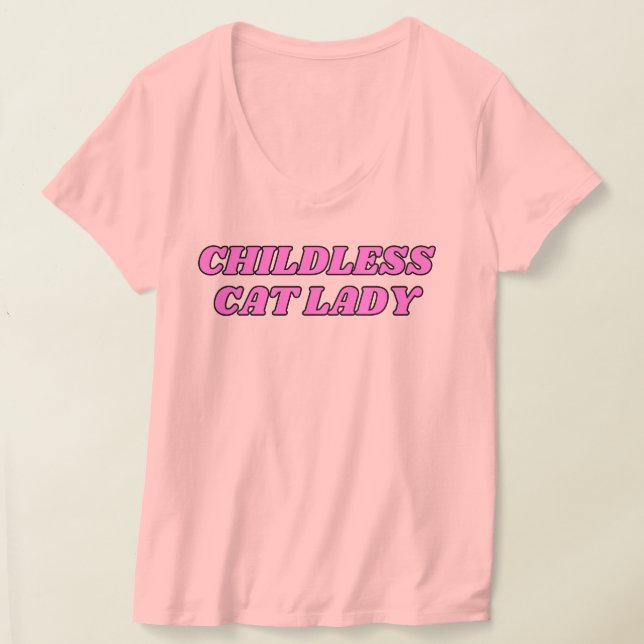 Camiseta Gato sin hijos Lady Pink (Distribución )