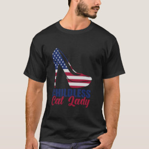 Camiseta Gato sin hijos votando las elecciones en Estados U