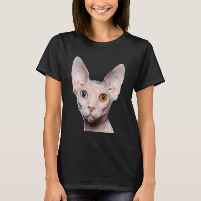 Camiseta Gato sin pelo Sphynx Cat (Anverso)