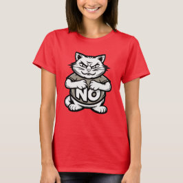 Camiseta Gato sin texto gracioso