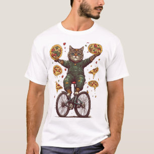 Camiseta Gato Snack Circus – Gato Malabarista De Comida Div