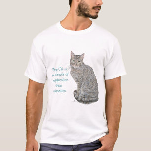 Camiseta Gato: Sofisticación Menos Civilización