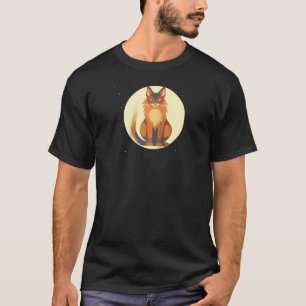 Camiseta Gato somalí con amor mínimo gatos Raglan