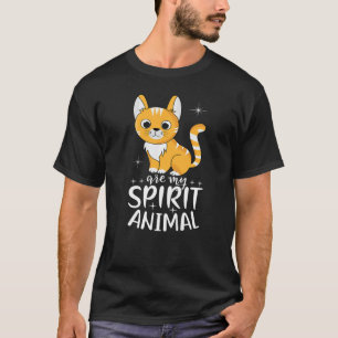 Camiseta Gato Son Mi Animal Espiritual Yo Maúllo Yo Gatito 