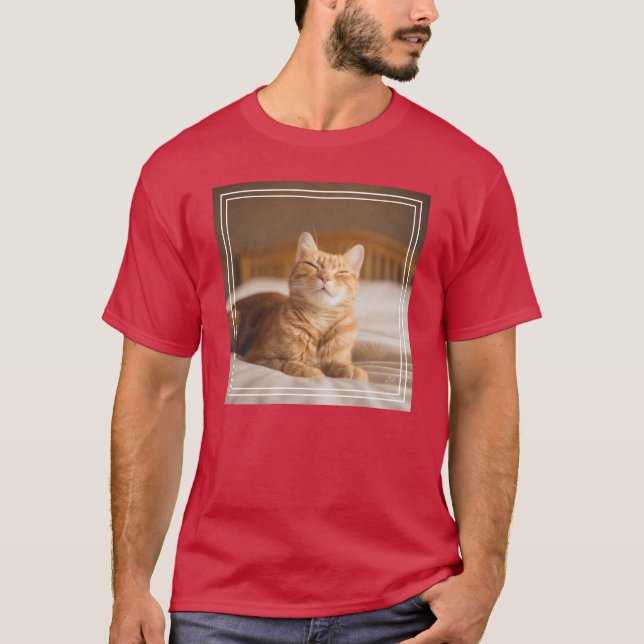 Camiseta Gato soñoliento de las imágenes el | de Getty (Anverso)